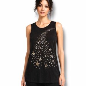 SHINY Rhinestone Embellished Sleeveless